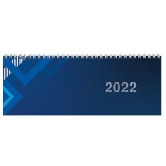Планинг датированный 2022 (285х112мм), STAF, гребень, 56л, однотонный 113355