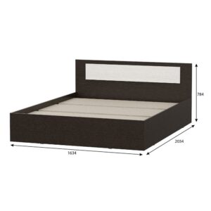 Кровать с настилом ДСП Виста 1, 160х200