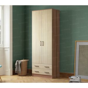 Шкаф ДУЭТ платяной Ясень шимо