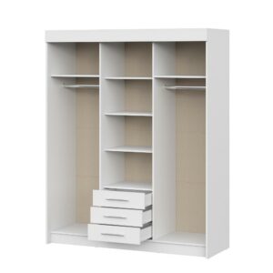 Шкаф-купе Фортуна, белый