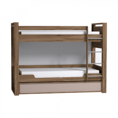 Кровать двухъярусная Nature 90 90х190, дуб табачный