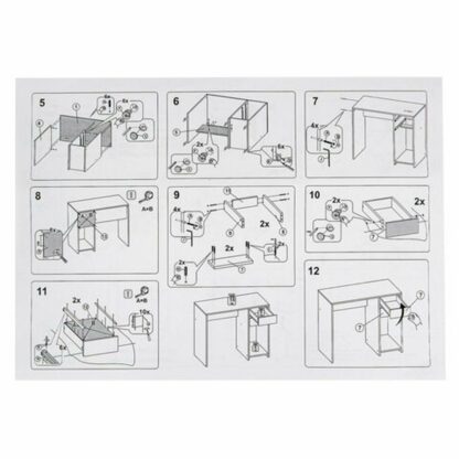 Стол письменный/компьютерный BRABIX "Scandi CD-017", 900х450х750 мм, 2 ящика, дуб сонома, 641895, ЦБ013706-2