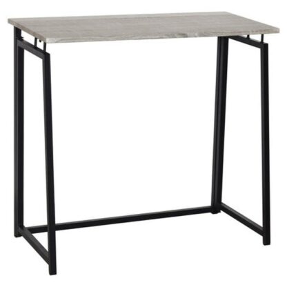 Стол на металлокаркасе BRABIX "LOFT CD-001", 800х440х740 мм, складной, цвет дуб антик, 641210